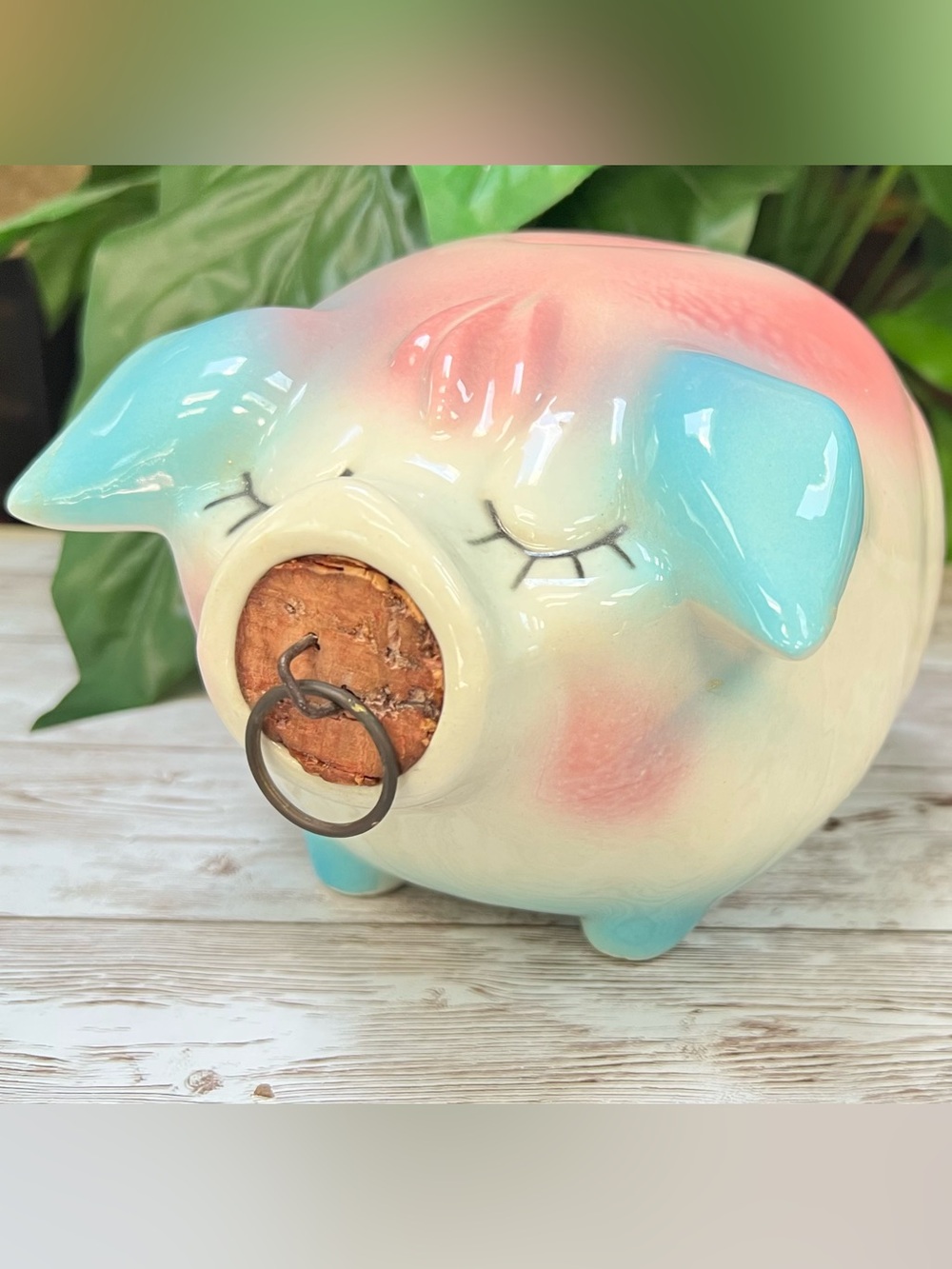 Vintage Hall Pottery Cocky
Piggy Bank